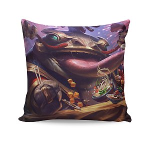 Almofada Tahm Kench Imperador das Moedas League Of Legends