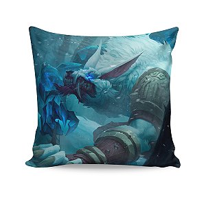 Almofada Warwick Caçador da Tundra League Of Legends LOL