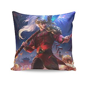 Almofada Xin Zhao Fogos de Artifício League Of Legends LOL