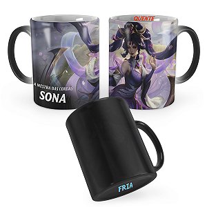 Caneca Mágica Sona Jornada Imortal League of Legends Lol