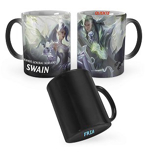 Caneca Mágica Swain Rosa de Cristal League of Legends Lol