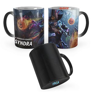 Caneca Mágica Syndra Feiticeira League of Legends Lol