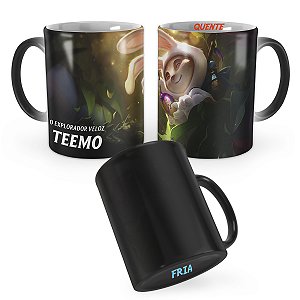 Caneca Mágica Teemo Pelo Branquinho League of Legends Lol