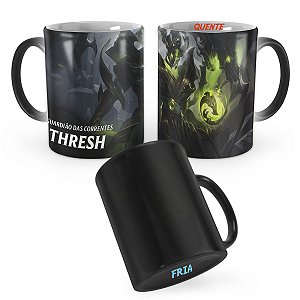 Caneca Mágica Thresh Dragão de Aço League of Legends Lol