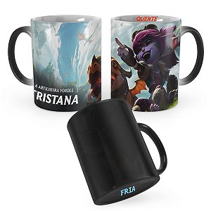 Caneca Mágica Tristana Treinadora de Dragões League of Legends Lol