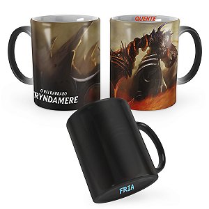Caneca Mágica Tryndamere Espada Demoníaca League of Legends Lol
