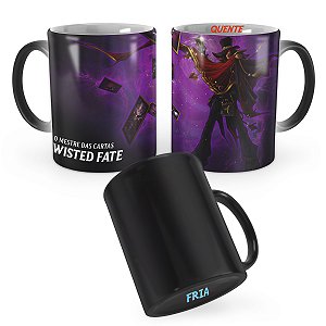 Caneca Mágica O Magnífico Twisted Fate League of Legends Lol
