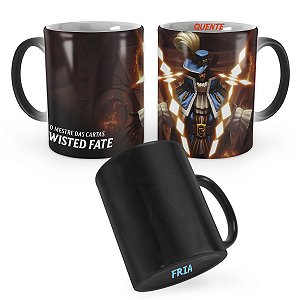 Caneca Mágica Twisted Fate Mosqueteiro League of Legends Lol