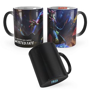 Caneca Mágica Twisted Fate Odisseia League of Legends Lol
