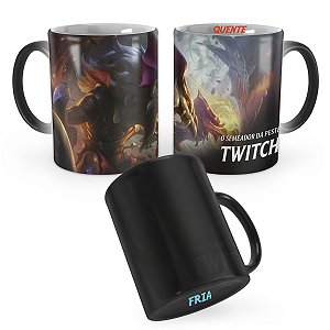 Caneca Mágica Twitch Caçador de Dragões League of Legends Lol