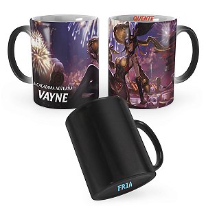 Caneca Mágica Vayne Fogos de Artifício League of Legends Lol