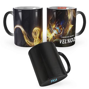 Caneca Mágica Vel'Koz Arco Celeste League of Legends Lol