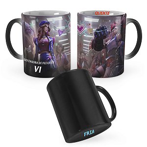 Caneca Mágica Vi Coração Despedaçado League of Legends Lol