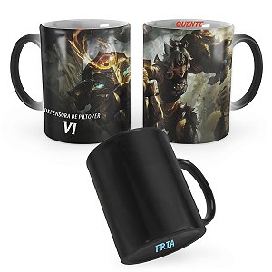 Caneca Mágica Vi Emboscada Primordial League of Legends Lol