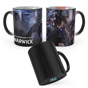Caneca Mágica Warwick Saqueador League of Legends Lol
