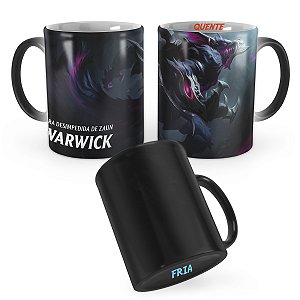 Caneca Mágica Warwick Deus Antigo League of Legends Lol