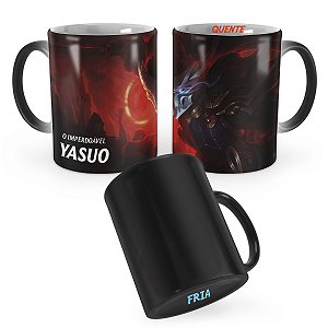 Caneca Mágica Yasuo Lua Sangrenta League of Legends Lol