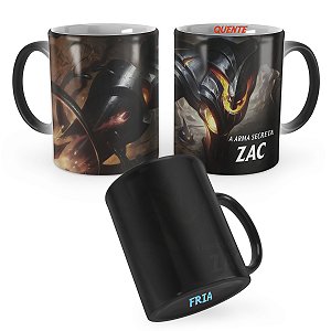 Caneca Mágica Zac Máquina de Combate League of Legends Lol