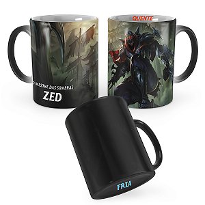 Caneca Mágica Zed League of Legends Lol