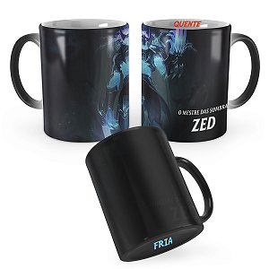 Caneca Mágica Zed Jurado de Morte League of Legends Lol