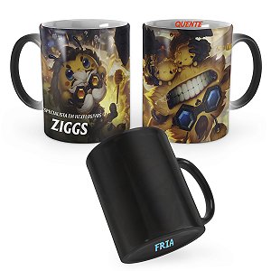 Caneca Mágica BZZZiggs League of Legends Lol