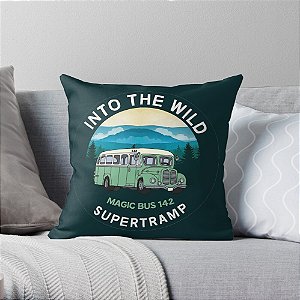 Almofada Na Natureza Selvagem Into the Wild Onibus Magico