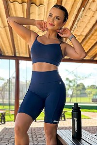 Bermuda Ciclista Fitness Feminina com Bolso Emana®