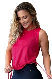 Regata Fitness Feminina Amarração Lateral