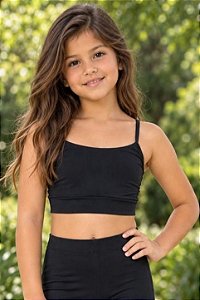 Top Básico Fitness Infantil Menina