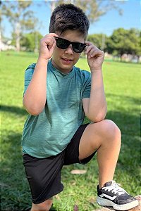 Bermuda Tactel Lisa Infantil Menino