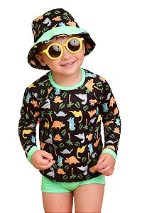 Conjunto com Blusa Proteção Infantil  UV50+ Masculino