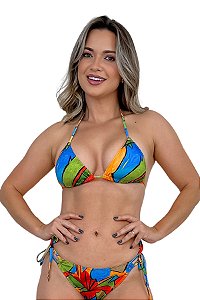 Top de Biquíni Avulso Cortininha Color Boom