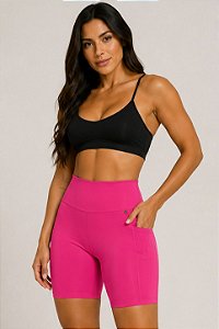 Bermuda Fitness Feminina Bolso