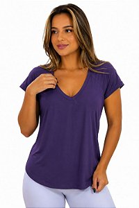 Blusa Fitness Feminina Dry Gola V