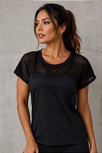 Blusa Fitness Feminina Mesh Premium