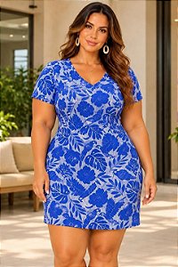 Saida de Praia Marea Plus Size Alma Tropical