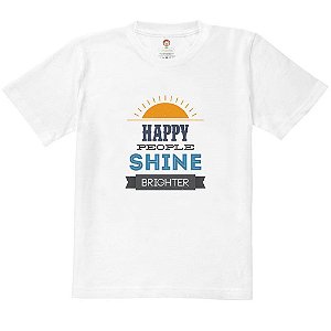 Camiseta Infantil Nerderia e Lojaria shine BRANCA