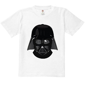 Camiseta Infantil Nerderia e Lojaria vader BRANCA