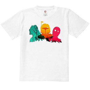 Camiseta Infantil Nerderia e Lojaria ars colors BRANCA