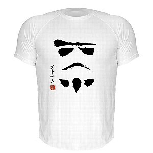 Camiseta AIR Nerderia e Lojaria stormtrooper japones branca