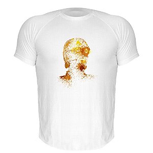 Camiseta AIR Nerderia e Lojaria c3po splash branca