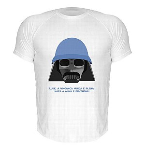 Camiseta AIR Nerderia e Lojaria vader madruga branca