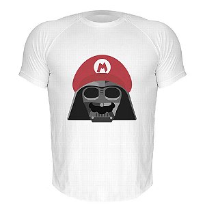 Camiseta AIR Nerderia e Lojaria vader mario branca