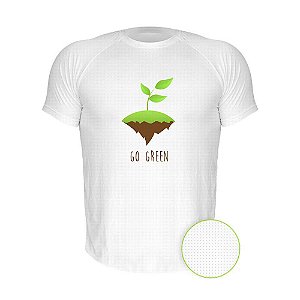 Camiseta AIR Nerderia e Lojaria go green branca