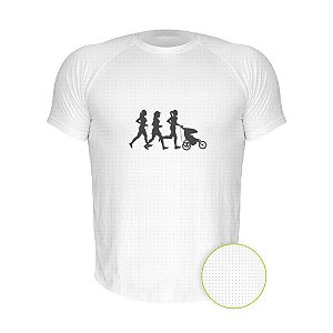 Camiseta AIR Nerderia e Lojaria runner mae branca