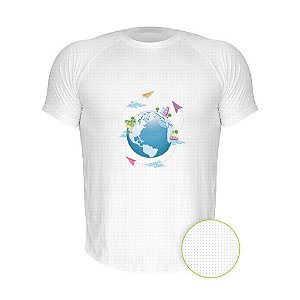 Camiseta AIR Nerderia e Lojaria planeta 2 branca