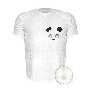 Camiseta AIR Nerderia e Lojaria panda branca