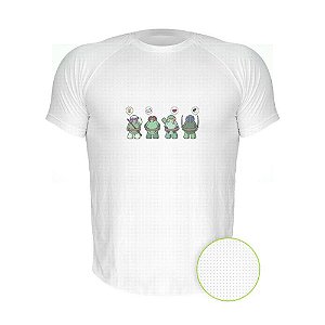 Camiseta AIR Nerderia e Lojaria tartarugas ninjas branca