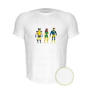 Camiseta AIR Nerderia e Lojaria x men 8bits branca