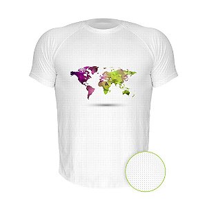 Camiseta AIR Nerderia e Lojaria world branca
